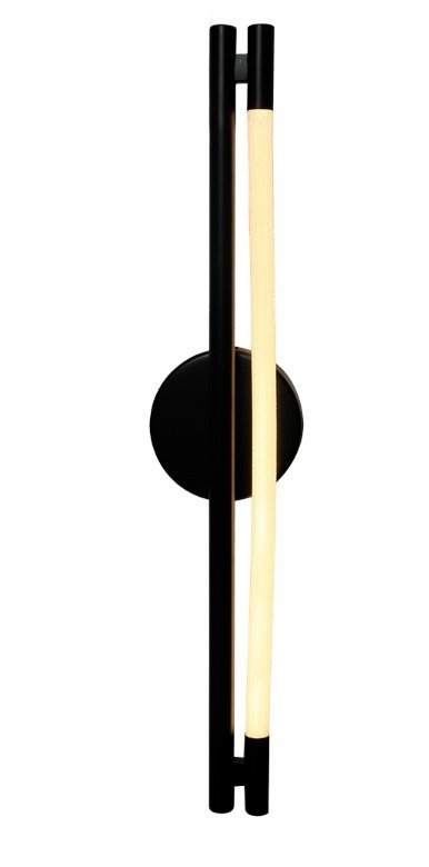 APLIQUE PARED NEGRO LED 10W 60CM 3000K